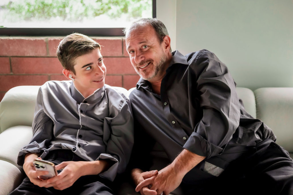 Jim and Roman on the couch